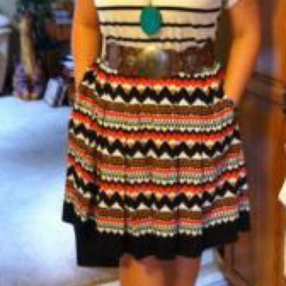 Anthropologie Fei Denpasar multicolor skirt Sz 4 - Picture 5 of 8